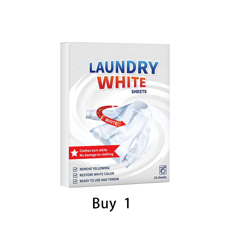 Powerful Stain RemoverBrightening Fabric LaundryCleaning Sheets