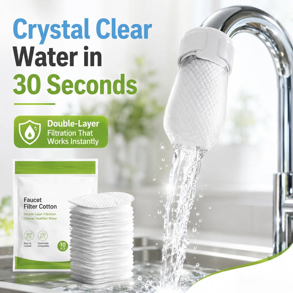 Kitchen faucet cotton filter
