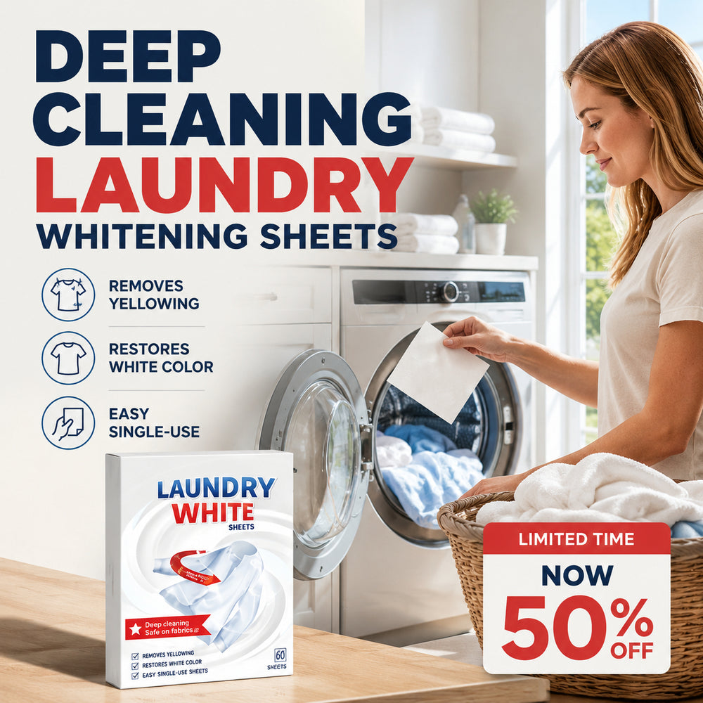 Laundry White deep cleaning whitening sheets