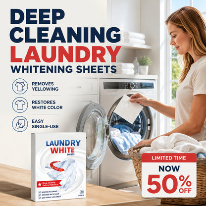 Powerful Stain RemoverBrightening Fabric LaundryCleaning Sheets