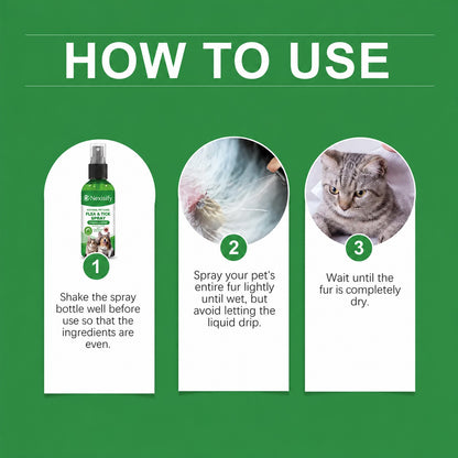 Nexisify™🍃Natural Flea & Tick Spray for Dogs & Cats–Helps Kill & Repel Fleas & Ticks