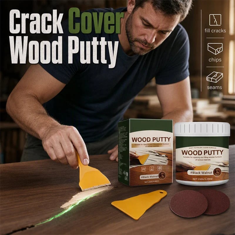 Wood Repair Filler Putty for cracks, chips and seams
