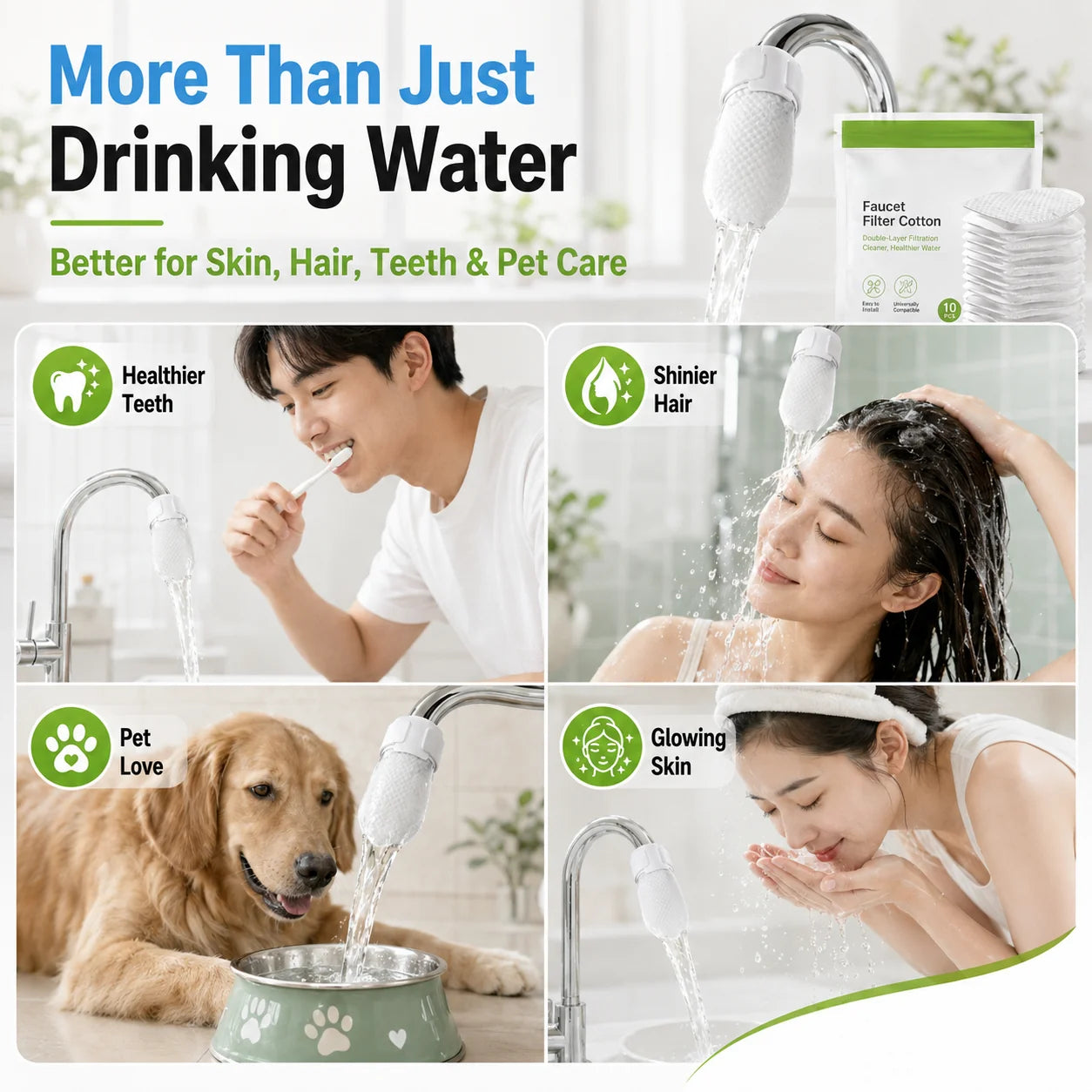 🔥Kitchen Faucet Filters – Cleaner Water in Seconds
