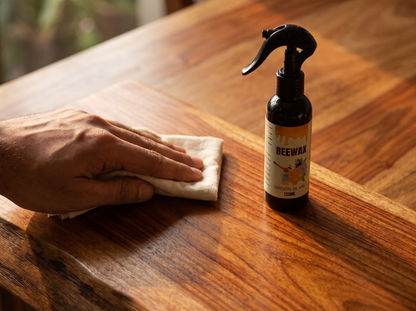 Beeswax Floor Spray: Anti-Crack & Scratch-Resistant Refurbishing Wax for Wood Floors