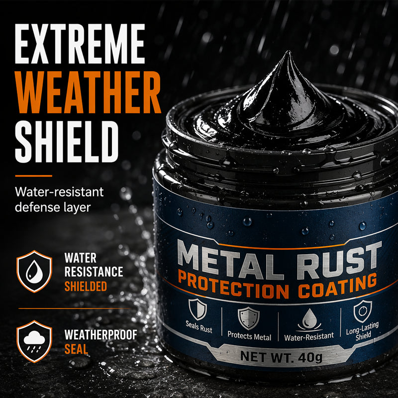 Water-resistant black metal protection coating