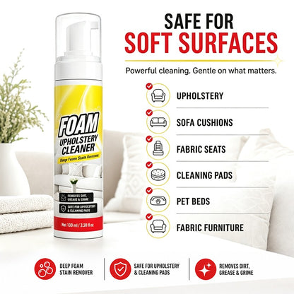 Foam Upholstery Cleaner for Sofas and Chairs