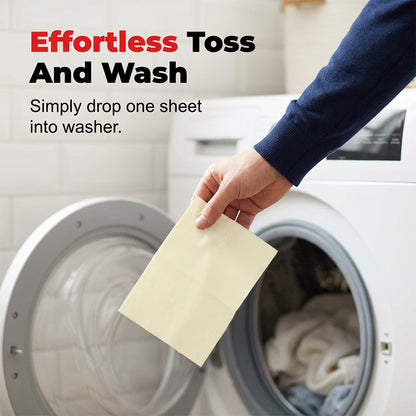 Powerful Stain RemoverBrightening Fabric LaundryCleaning Sheets