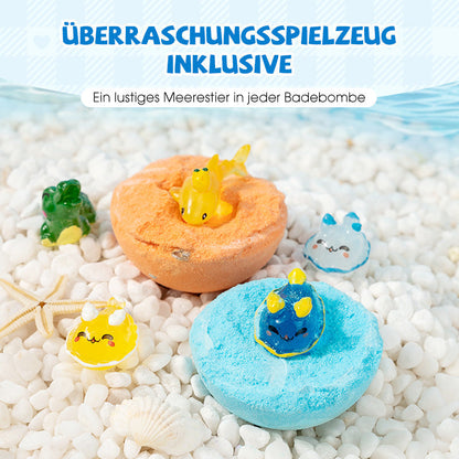 Surprise Bath Bombs for Kids – 12 Pack with Hidden Toys