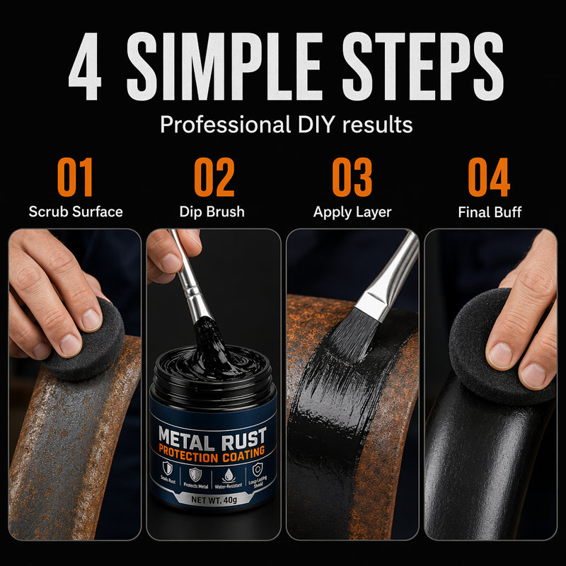 Metal RustProtection Black Repair Paste