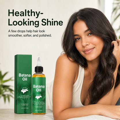 Natural Batana Oil from Honduras, Hair Care Oil for Frizz, Split Ends & Damaged Hair