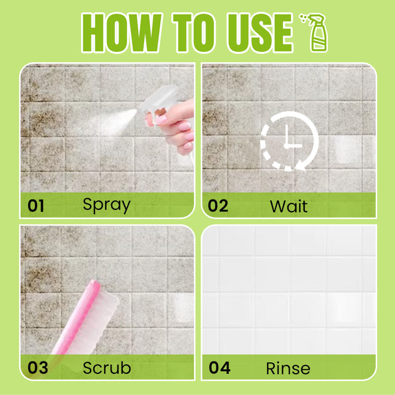 How to use cleaning spray