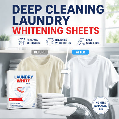 Powerful Stain RemoverBrightening Fabric LaundryCleaning Sheets