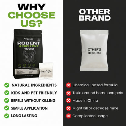 Nexisify™ Natural Rodent Repellent Pouches