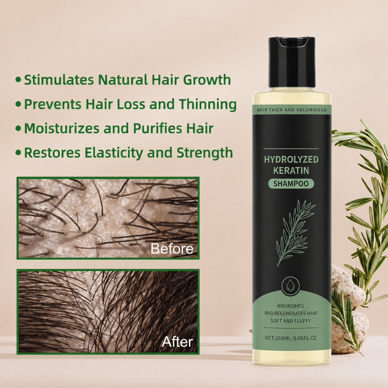 Organic Rosemary Hair Growth Shampoo