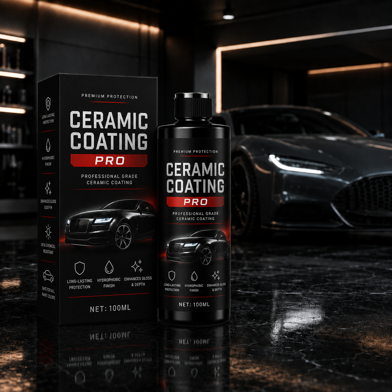 How to use automotive nano ceramic coating spray
