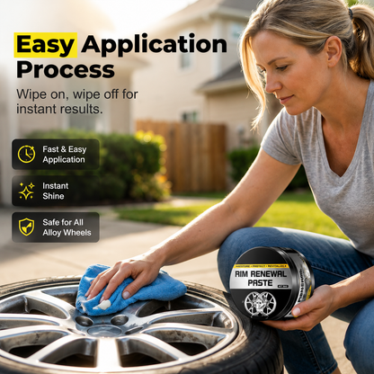 Ultimate All-In-One Wheel Restoration Paste  Erase Rust & Brake Dust for a Showroom Shine