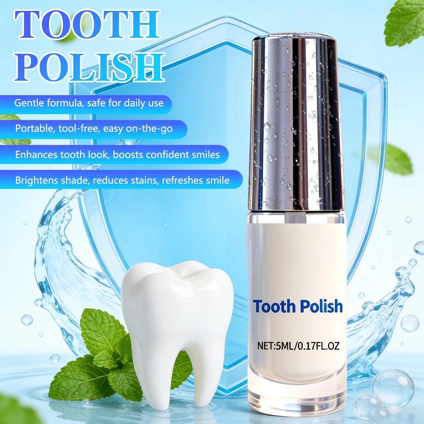 Tooth Polisher — Instantly Whiter Smile🦷