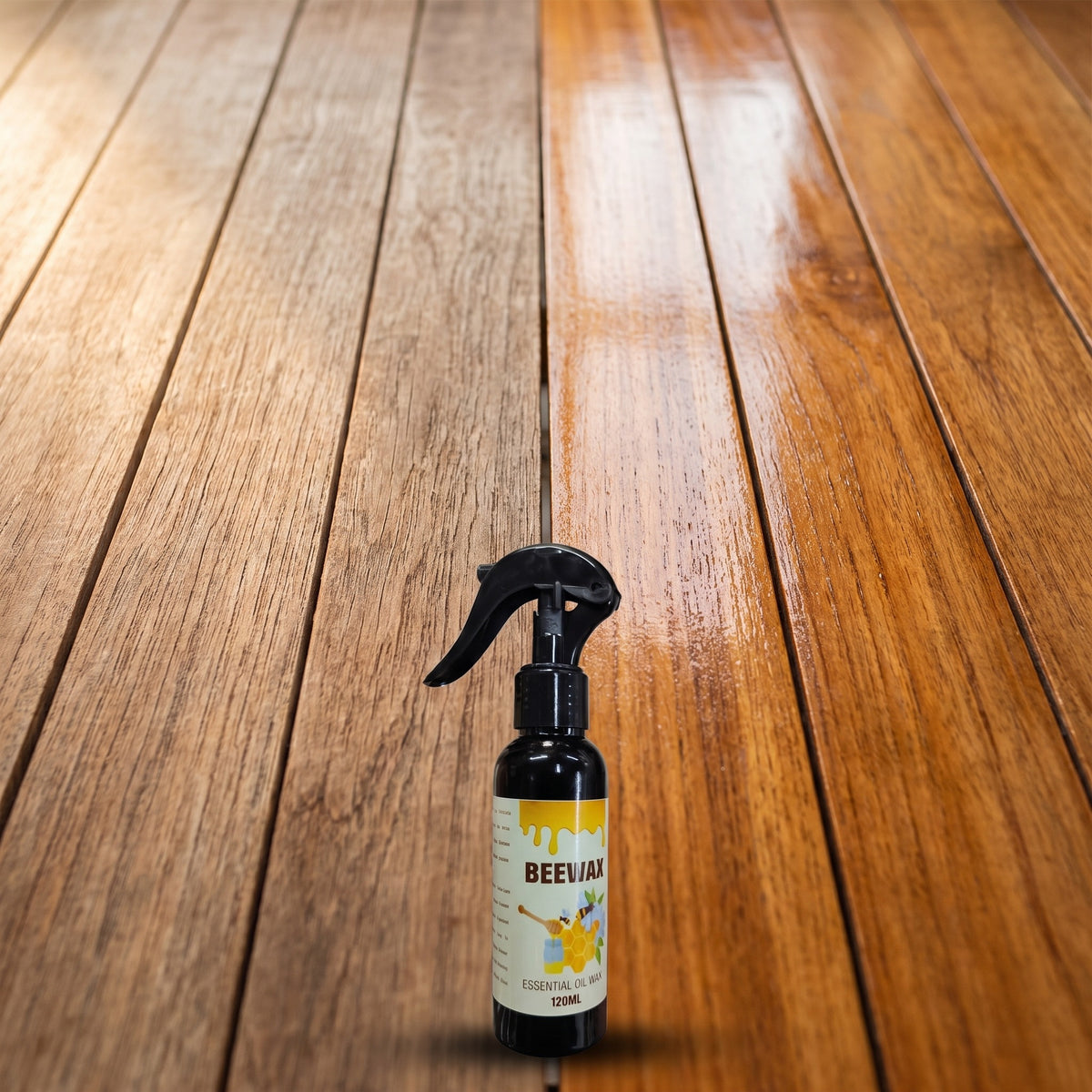 Beeswax Floor Spray: Anti-Crack & Scratch-Resistant Refurbishing Wax for Wood Floors
