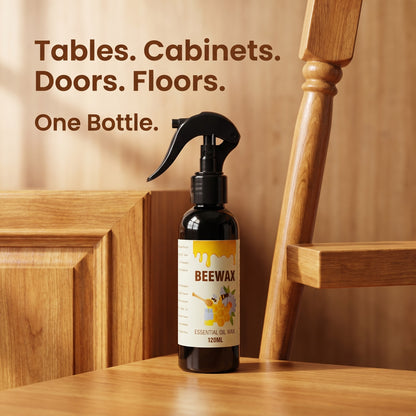 Beeswax Floor Spray: Anti-Crack & Scratch-Resistant Refurbishing Wax for Wood Floors