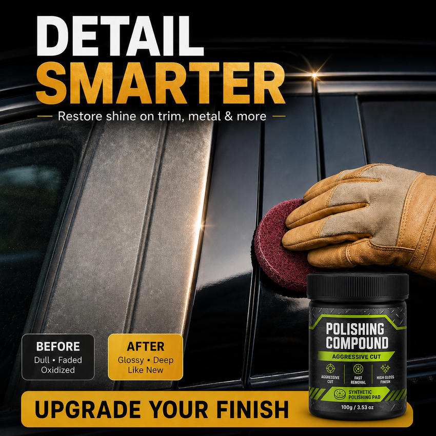Automotive trim polishing demonstration