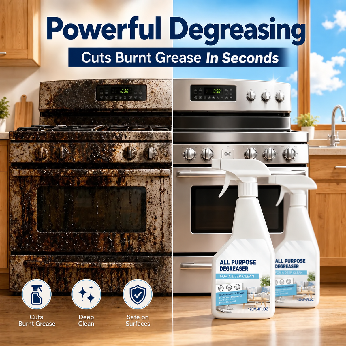 Home Multi-Surface Cleaner, Fabric & Floor Cleaning Spray for Carpet, Couch, Tile and Everyday Dirt