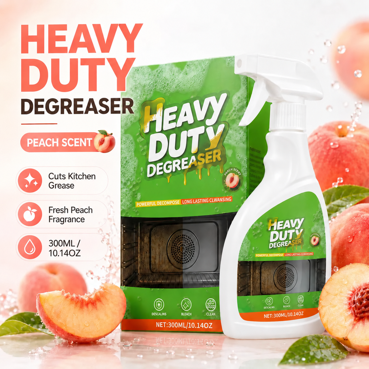 Powerful Active Spray Kitchen Cleaner bottle