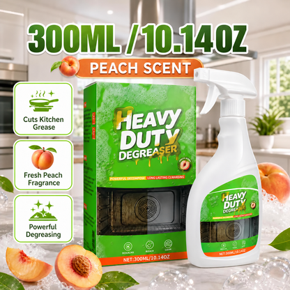 Powerful Active Spray Kitchen Cleaner—highly effective at removing grease and grime; a multi-purpose cleaner suitable for indoor stovetops, range hoods, ovens, and barbecue grills.