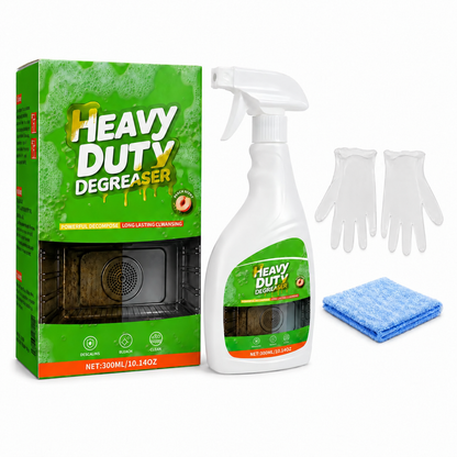 Powerful Active Spray Kitchen Cleaner—highly effective at removing grease and grime; a multi-purpose cleaner suitable for indoor stovetops, range hoods, ovens, and barbecue grills.