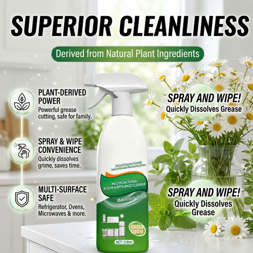 Multipurpose Household Foam Cleaner: Gentle, Surface-Safe, Stain-Removing, and Odor-Eliminating