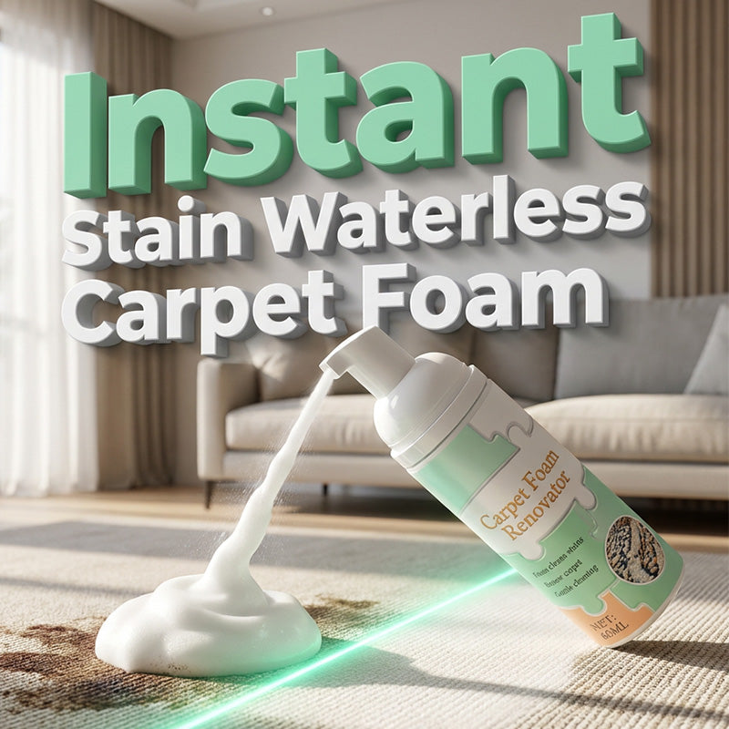 Waterless Carpet Foam Cleaner